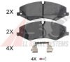 A.B.S. 37803 OE Brake Pad Set, disc brake